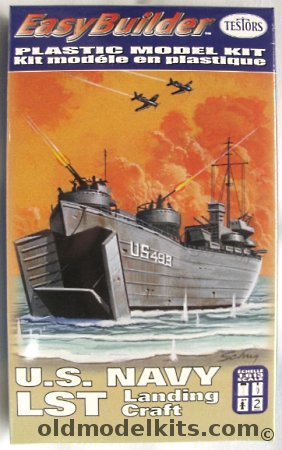 Testors World War II LST (Landing Ship Tank) (Ex-Hawk) plastic model kit